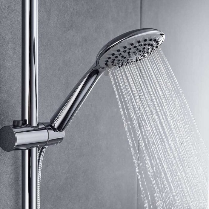 Luna Chrome Single Function Exposed Shower Set - Image 4