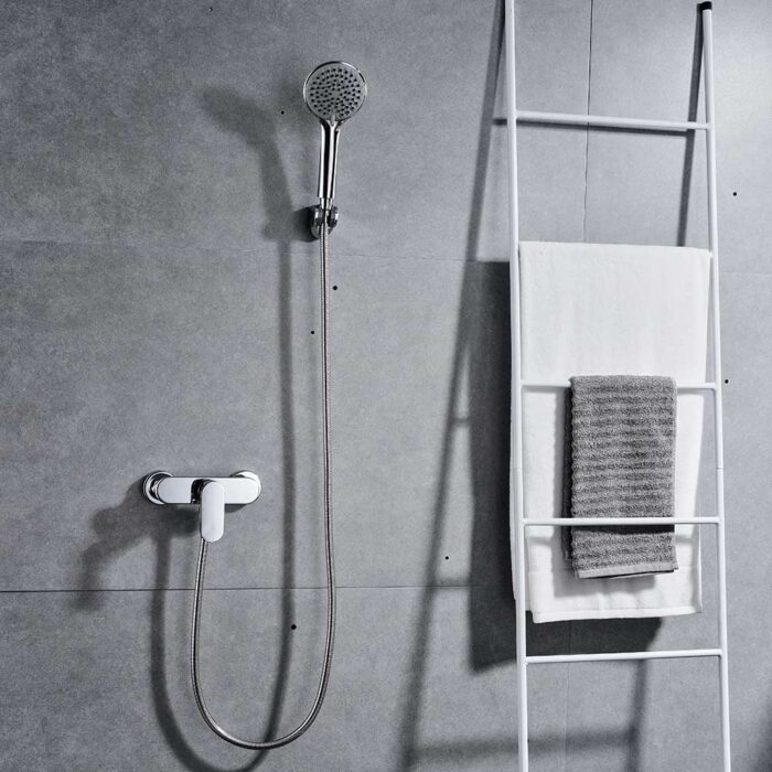 Luna Chrome Single Function Exposed Shower Set - Image 2