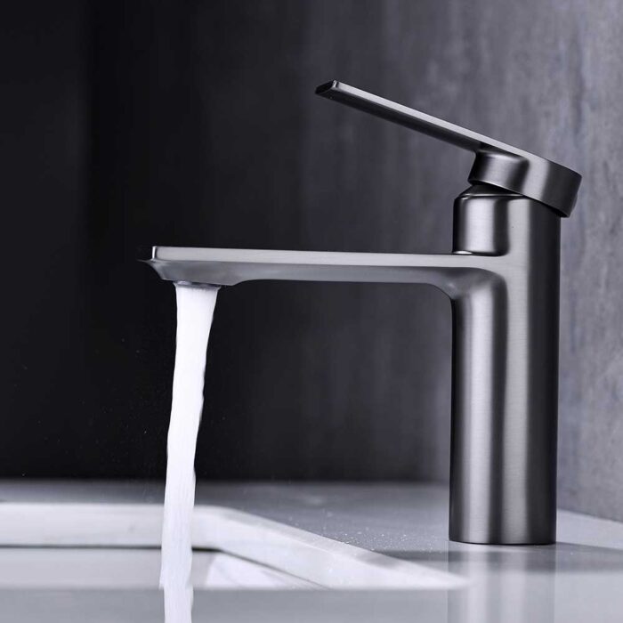 Axel Gunmetal Water Faucet For Bathroom - Image 3