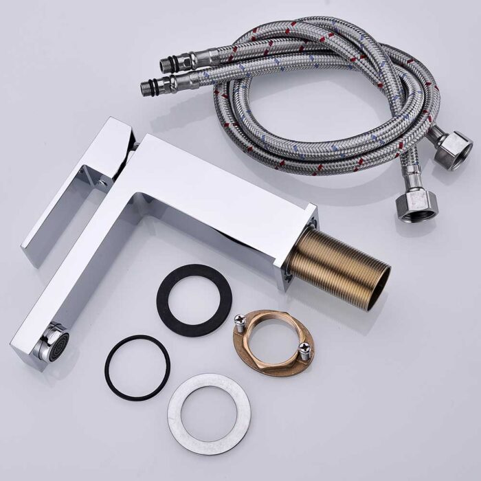 Zen Singel Handle Chome Basin Water Faucet - Image 5