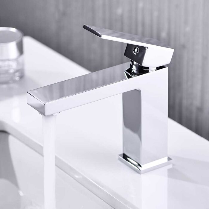 Zen Singel Handle Chome Basin Water Faucet - Image 4