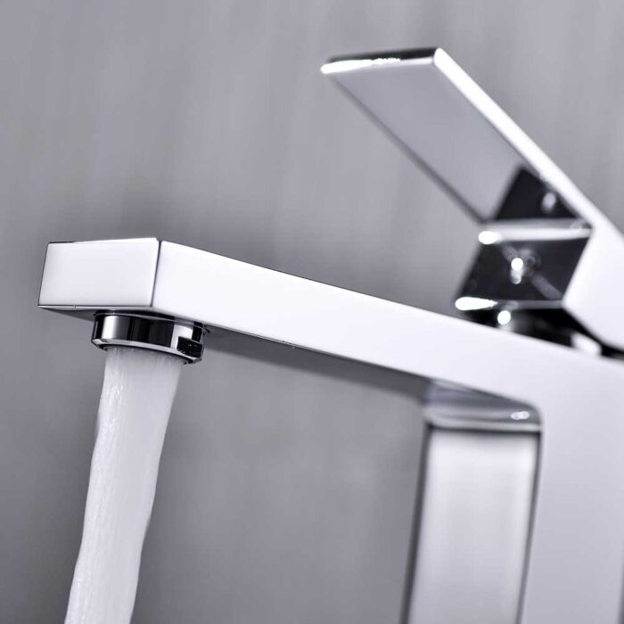Zen Singel Handle Chome Basin Water Faucet - Image 3