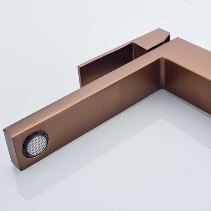 Zen Rose Gold Vessel Faucet For Bathroom - Image 6