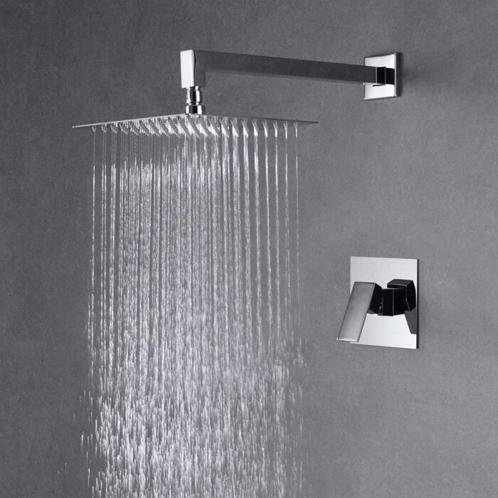 Zen Chrome Brass Concealed  Shower Set - Image 3