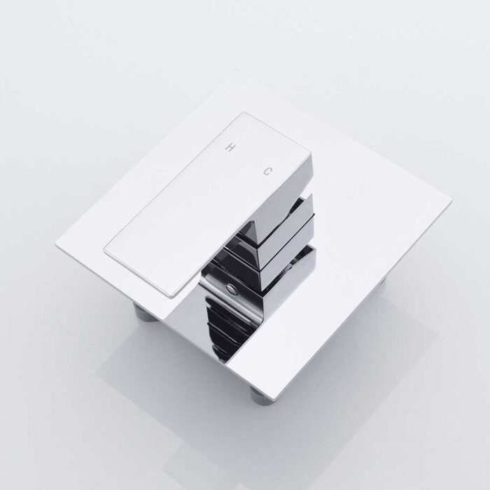 Zen Chrome Brass Concealed  Shower Set - Image 7
