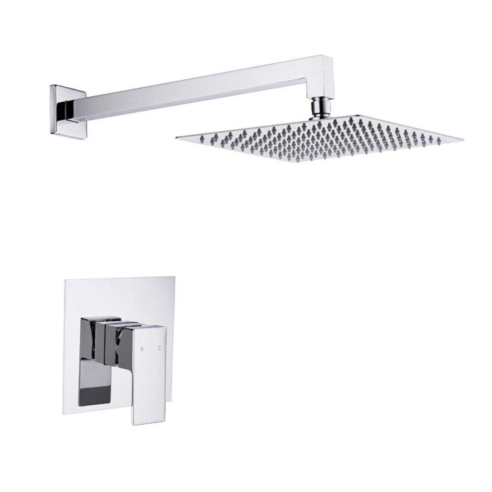 Zen Chrome Brass Concealed  Shower Set