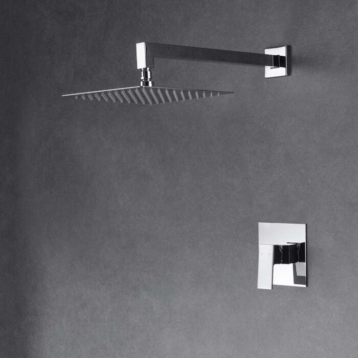 Zen Chrome Brass Concealed  Shower Set - Image 2
