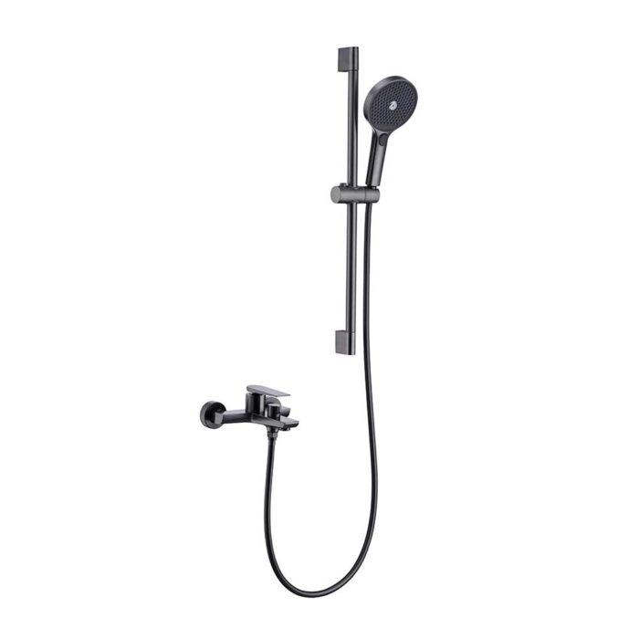 Hugo Gunmetal Exposed Shower Mixer Set