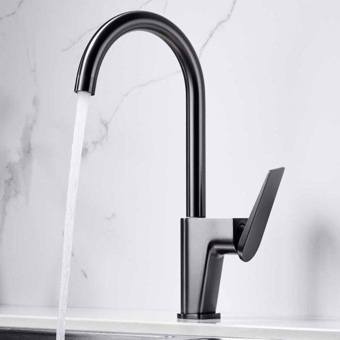 Hugo Gunmetal Hot And Cold Kitchen Faucet - Image 3