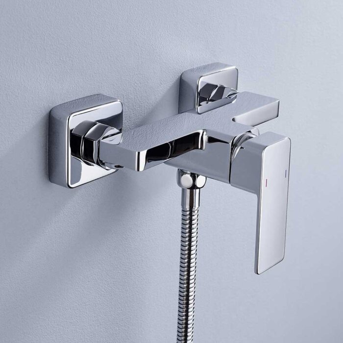 Nix Chrome Single Function Exposed Shower Set - Image 3