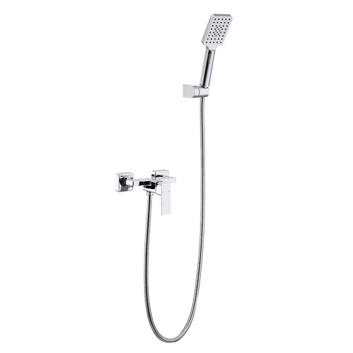 Nix Chrome Single Function Exposed Shower Set