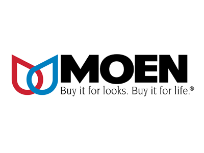 Moen faucet brand logo